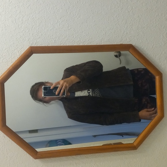 Nwt Coldwater Creek Suede Jacket in Rich Brown Womans Medium - Picture 14 of 14